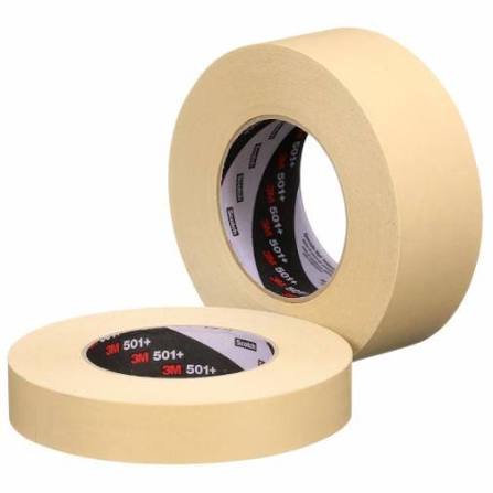 Two rolls of beige masking tape.