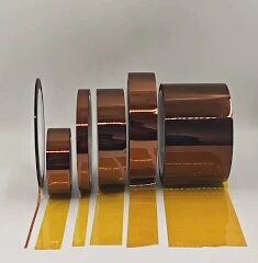 Brown adhesive tapes in varying widths.