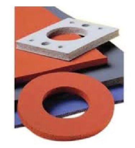 Colored gaskets and sheets in various materials.