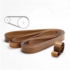 Brown conveyor belts with diagram illustration.