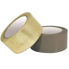 Roll of cellulose tape on a white background