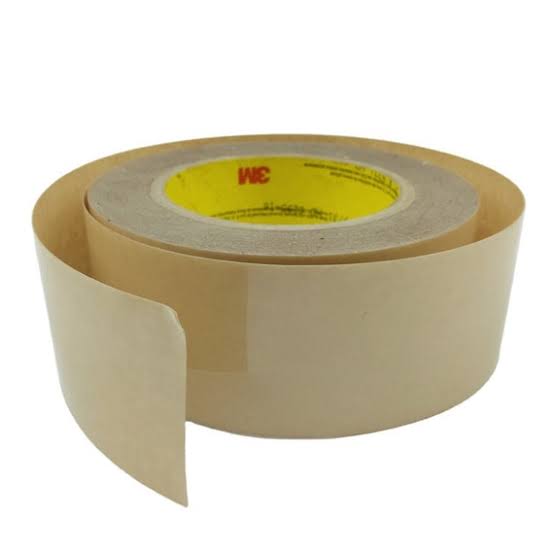 Roll of 3m scotch double sided adhesive tape on a white background